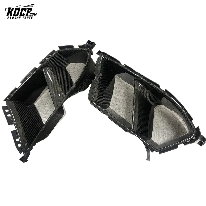 2021 G80 M3 G82 M4 MP Style Carbon Fiber Front Bumper Air Inlet Vent Scoop For BMW G8X M3 M4 Drop shipping Factory OEM Custom