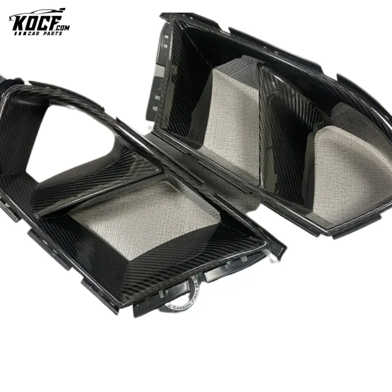 2021 G80 M3 G82 M4 MP Style Carbon Fiber Front Bumper Air Inlet Vent Scoop For BMW G8X M3 M4 Drop shipping Factory OEM Custom