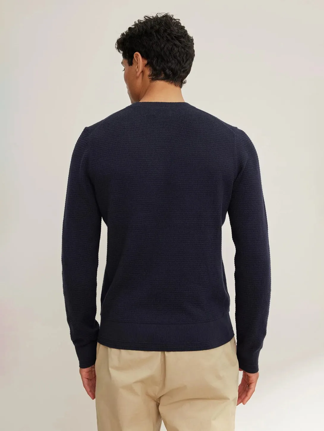 Ace Thermal Sweater - Navy