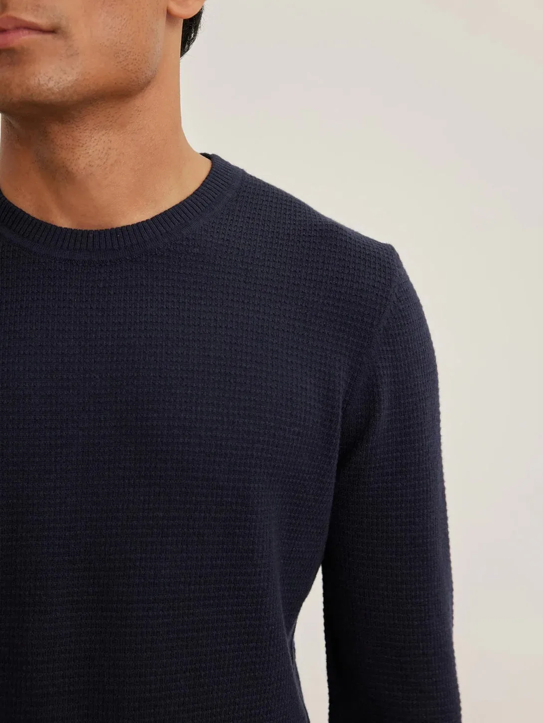 Ace Thermal Sweater - Navy