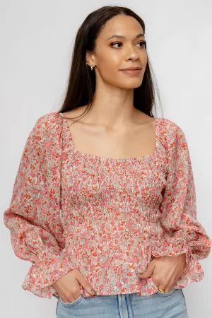ALORA FLORAL TOP - FINAL SALE