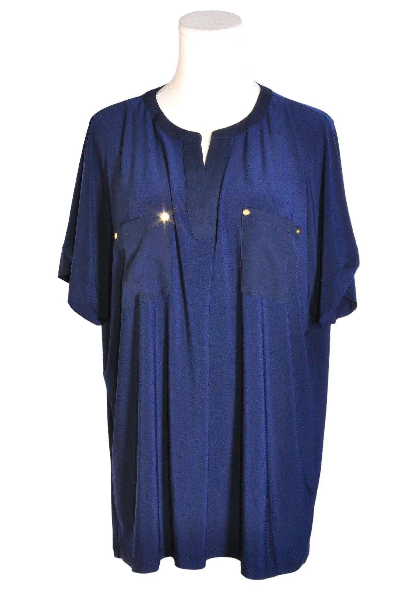 ANNE KLEIN Women Blouses Regular fit in Blue - 2X