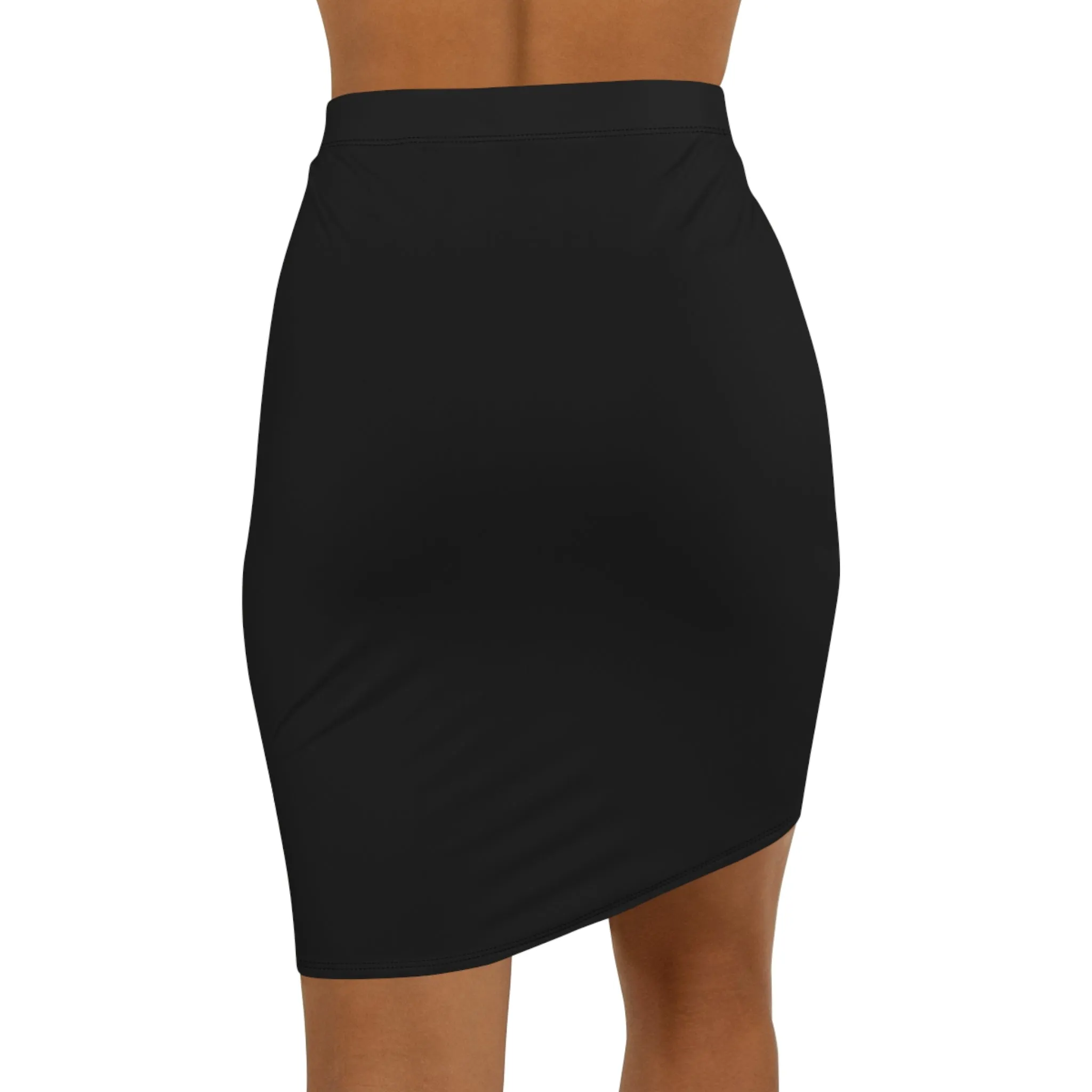 Aura Flex Women's Mid-Waist Pencil Skirt (AOP)