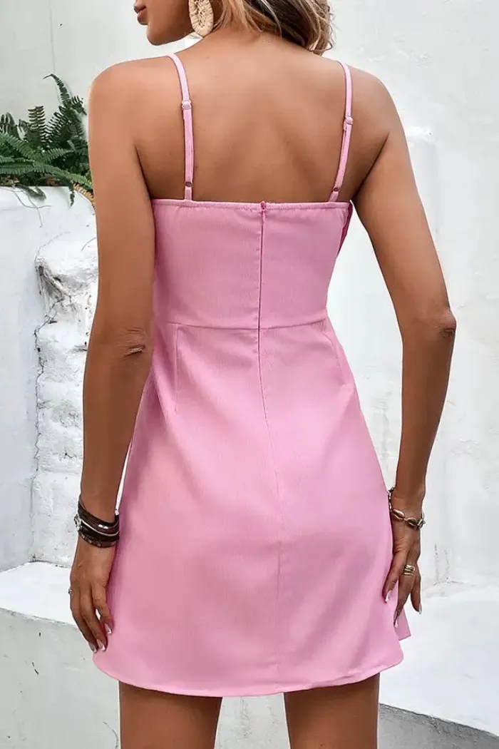 Bow Spaghetti Strap Dress