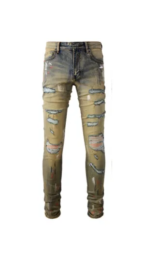 Bumirq - Skinny Legs Denim Jeans for Men