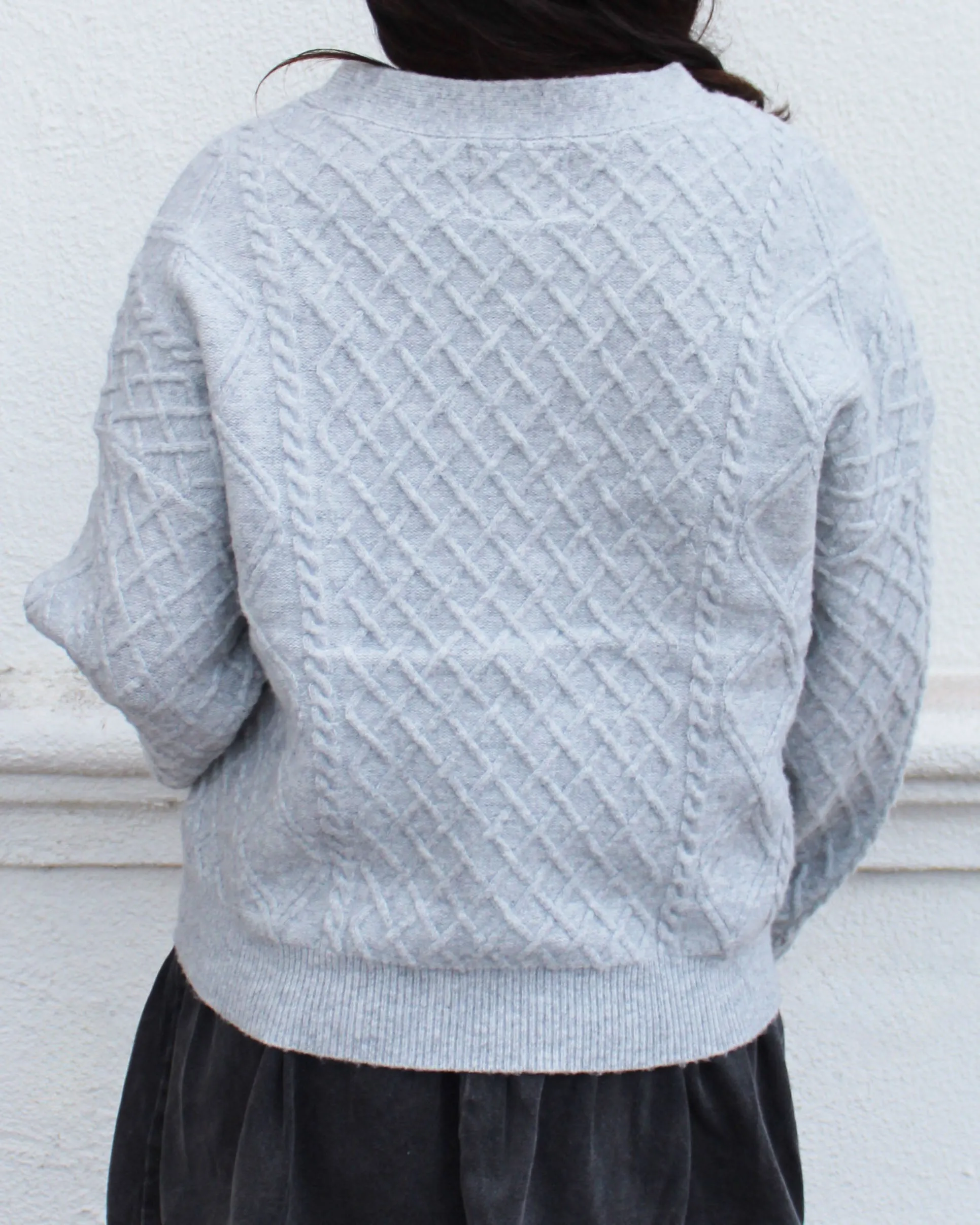 Calista Cardigan - Heather Grey - FINAL SALE