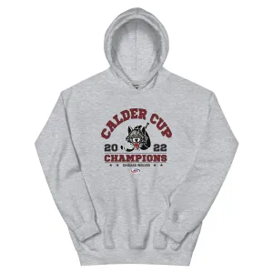 Chicago Wolves 2022 Calder Cup Champions Arch Adult Pullover Hoodie
