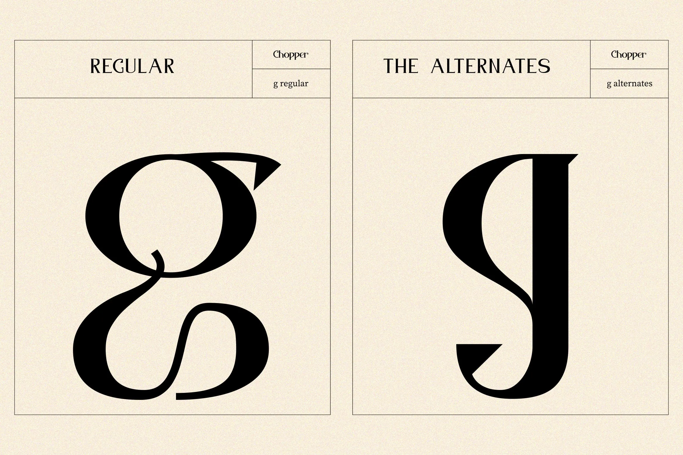 Chopper - Free Serif Font