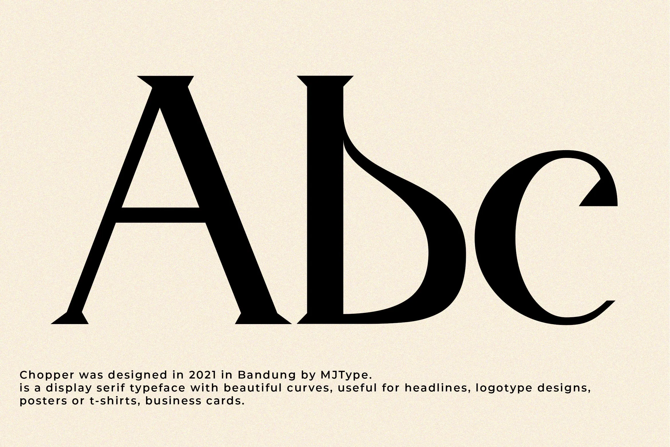 Chopper - Free Serif Font