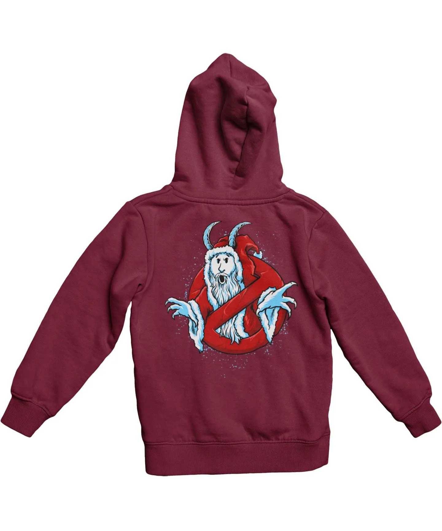 Christmas Devil Santa Back Printed Christmas Hoodie