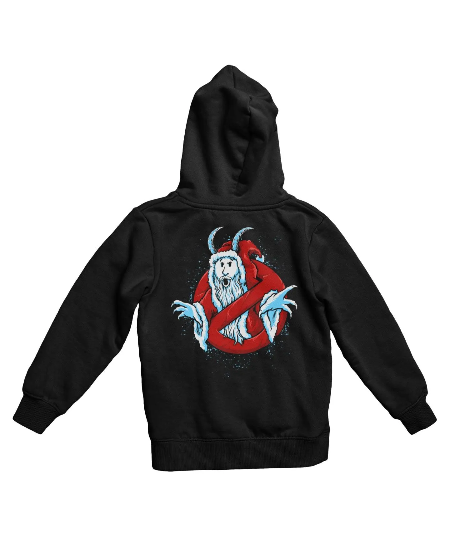 Christmas Devil Santa Back Printed Christmas Hoodie