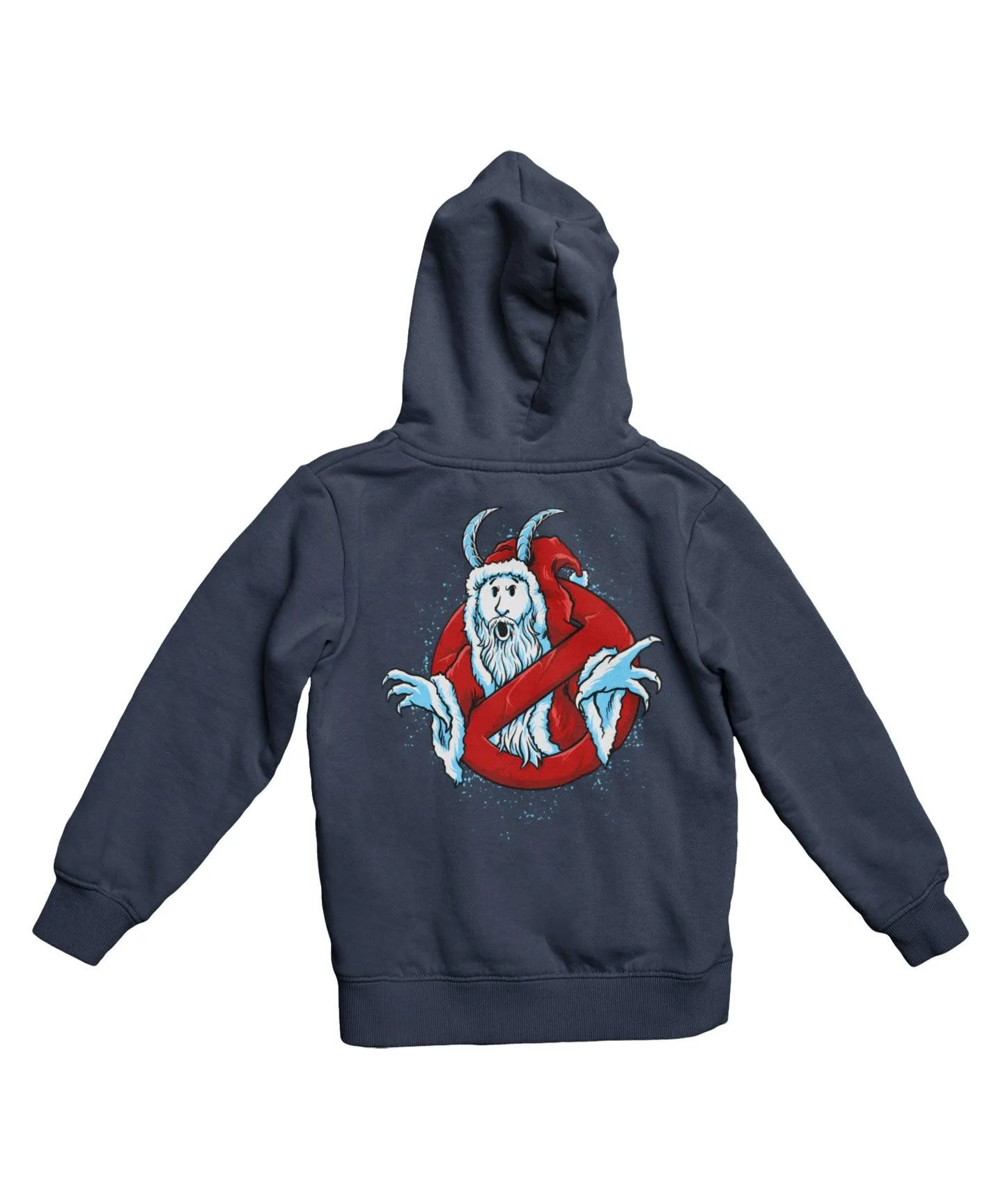 Christmas Devil Santa Back Printed Christmas Hoodie