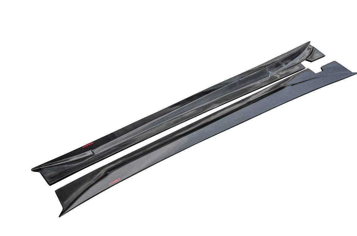 CMST Tuning Widebody Side Skirts for Jaguar F-Type SVR R S Base Carbon Fiber/FRP