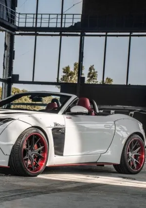 CMST Tuning Widebody Side Skirts for Jaguar F-Type SVR R S Base Carbon Fiber/FRP