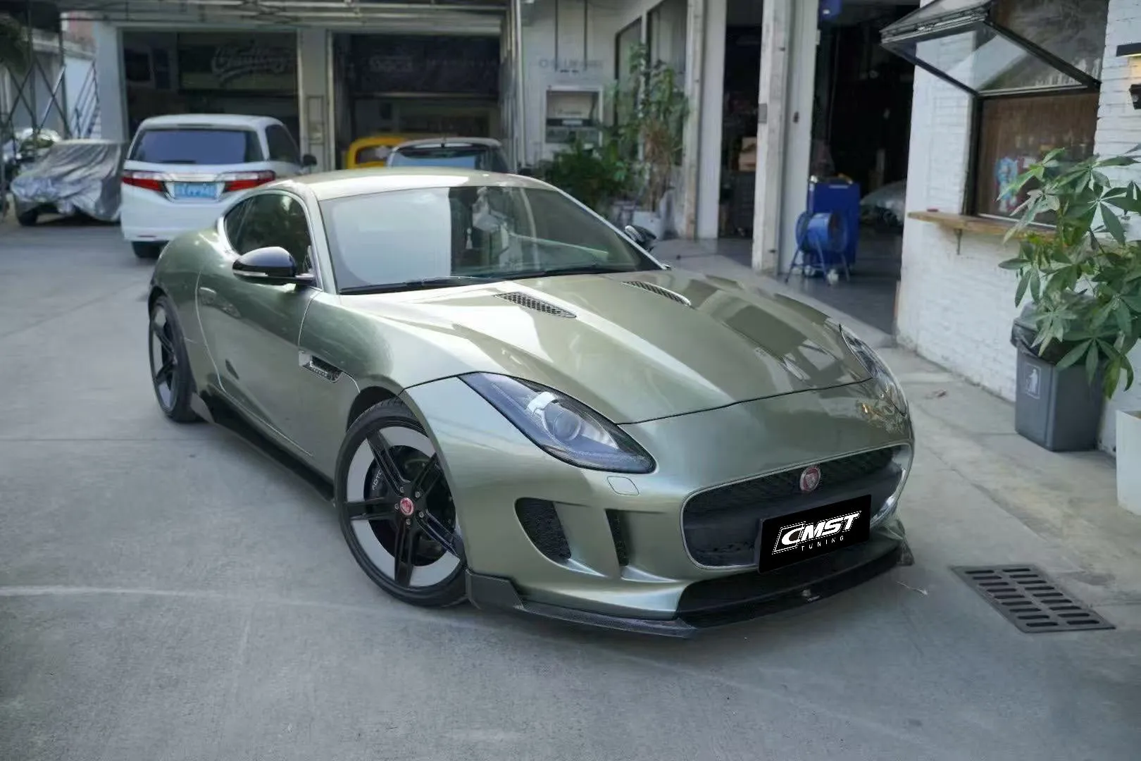 CMST Tuning Widebody Side Skirts for Jaguar F-Type SVR R S Base Carbon Fiber/FRP