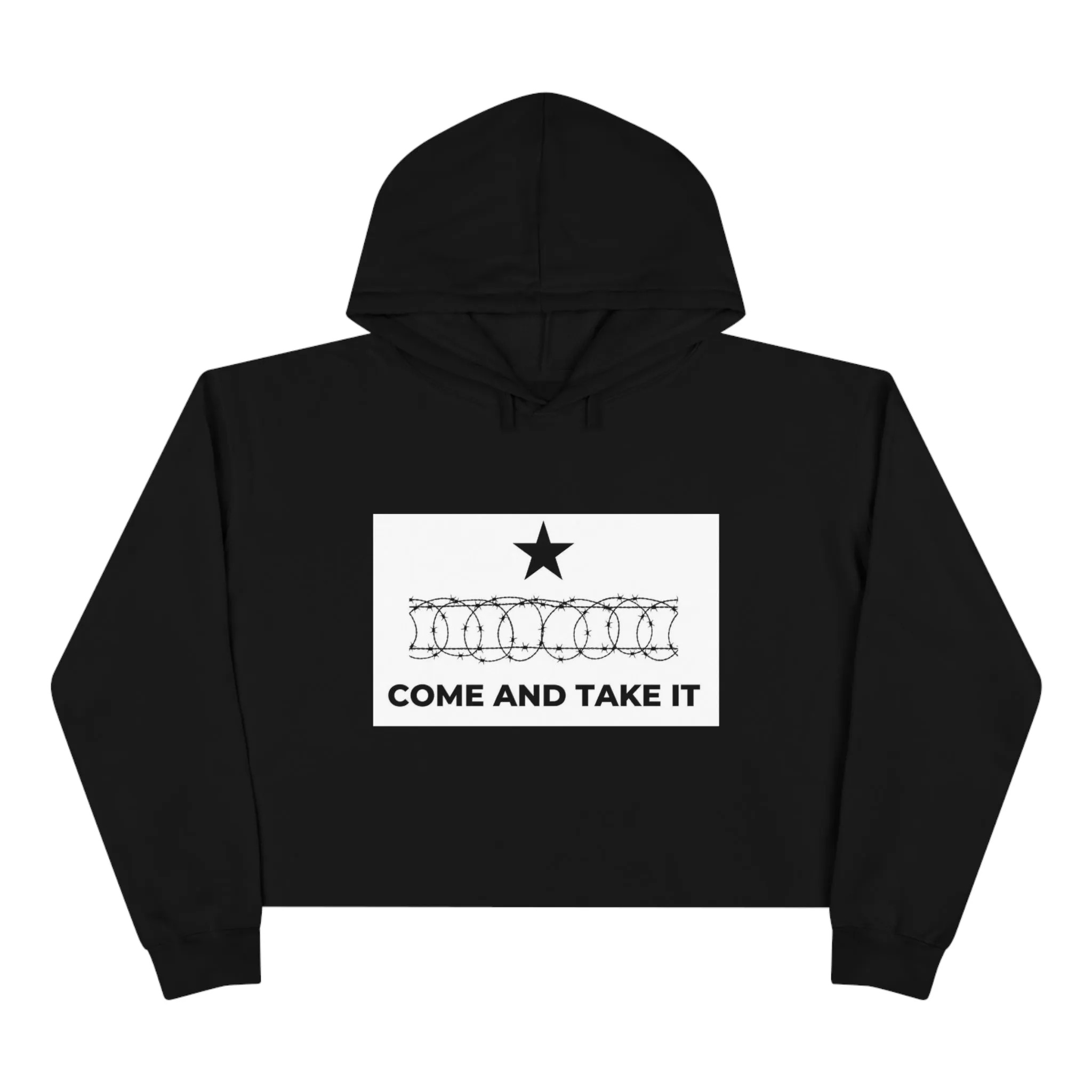 Come and Take It Crop Hoodie