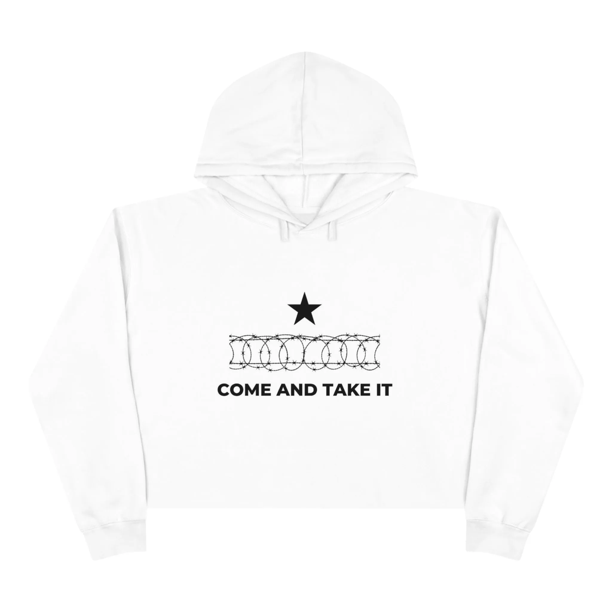 Come and Take It Crop Hoodie