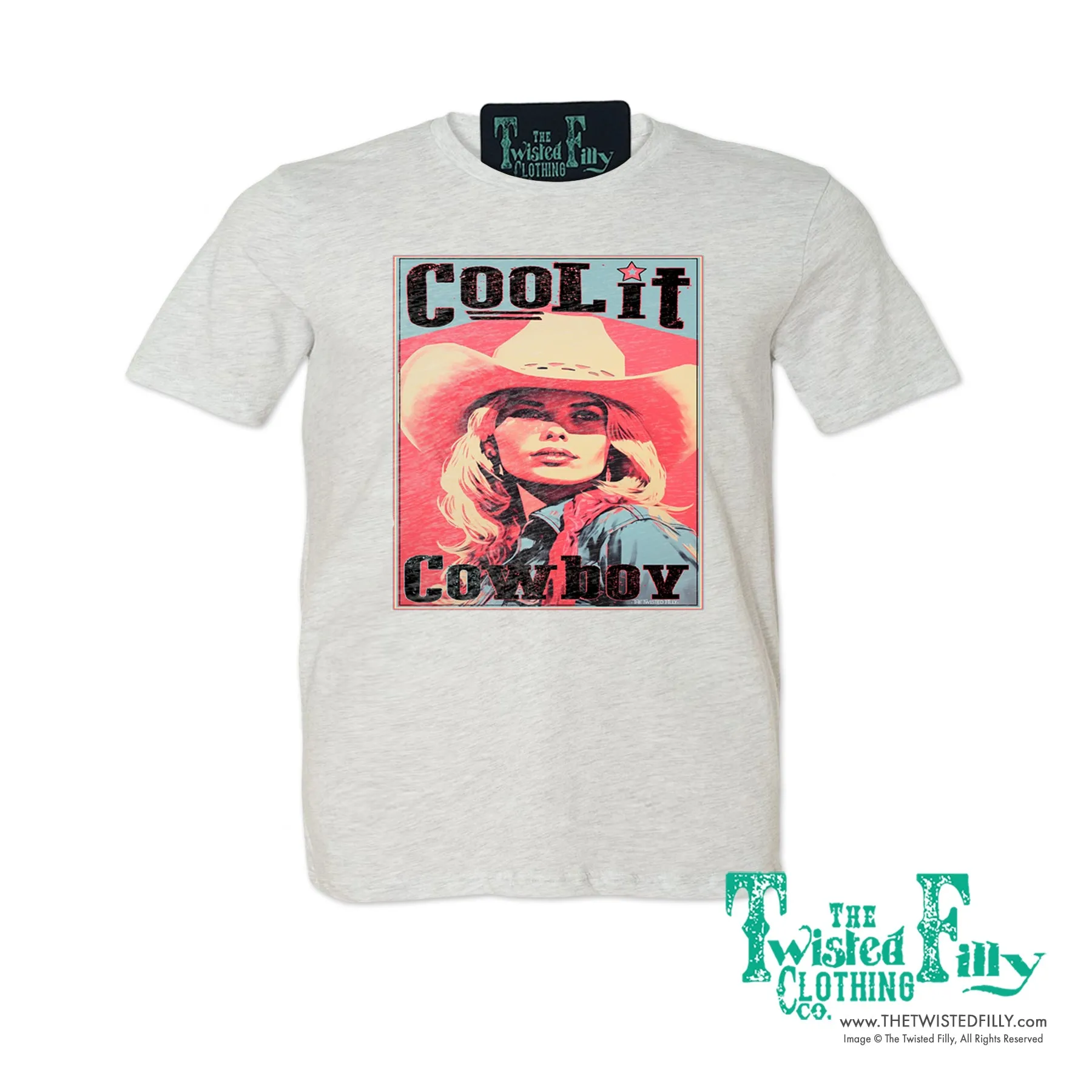 Cool It Cowboy - S/S Adult Crew Neck Womens Tee - Assorted Colors
