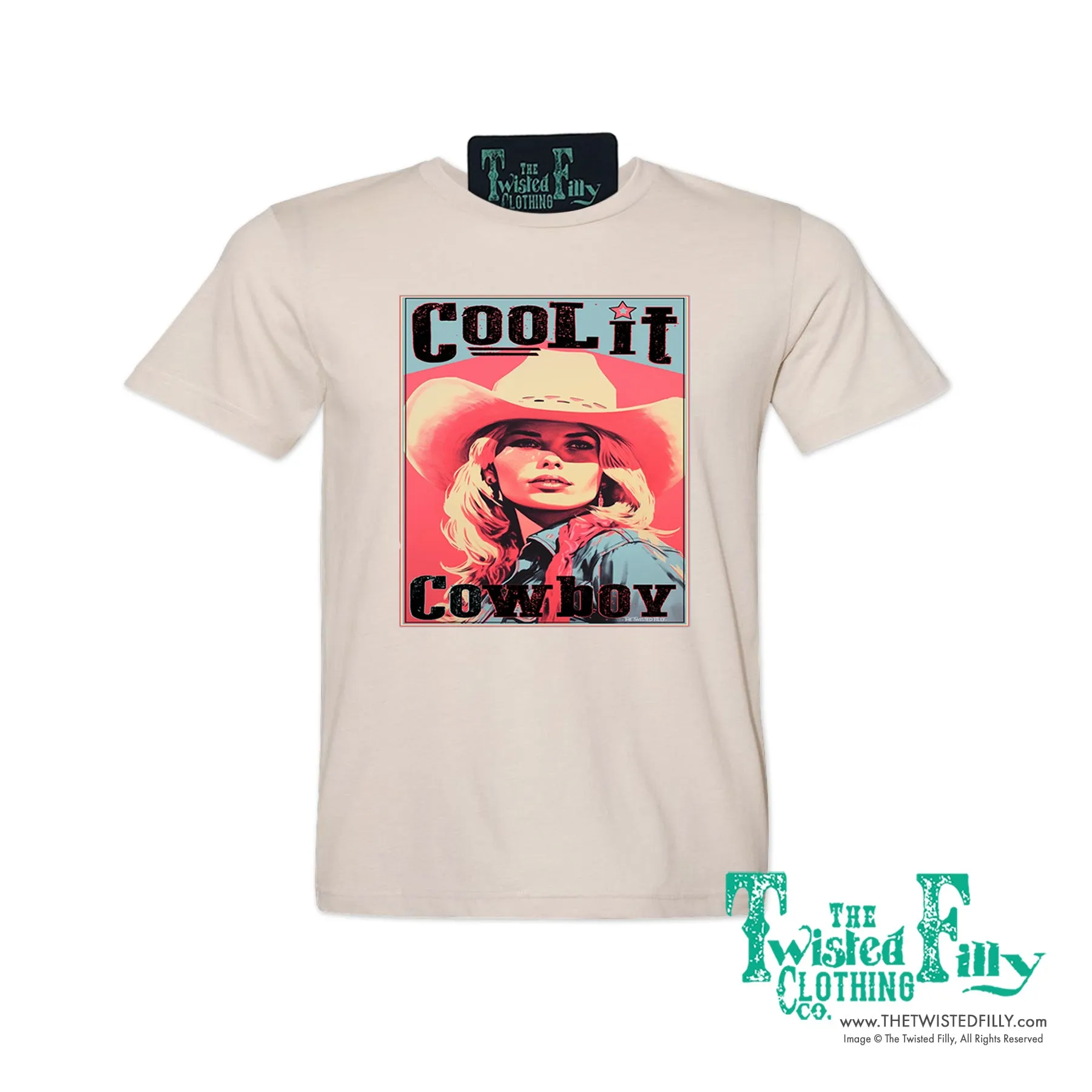 Cool It Cowboy - S/S Adult Crew Neck Womens Tee - Assorted Colors