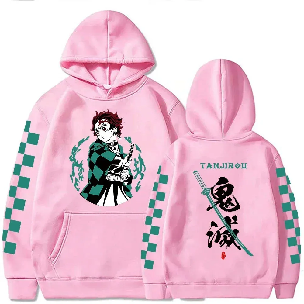 Demon Slayer Anime Hoodie Tanjiro Kamado For Men/Women