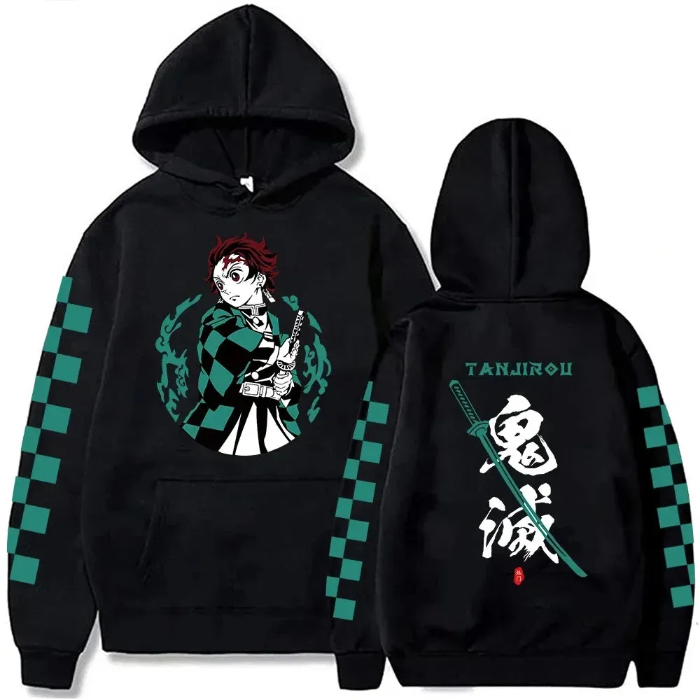 Demon Slayer Anime Hoodie Tanjiro Kamado For Men/Women