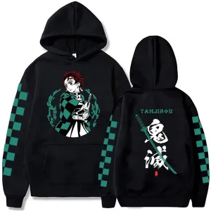 Demon Slayer Anime Hoodie Tanjiro Kamado For Men/Women