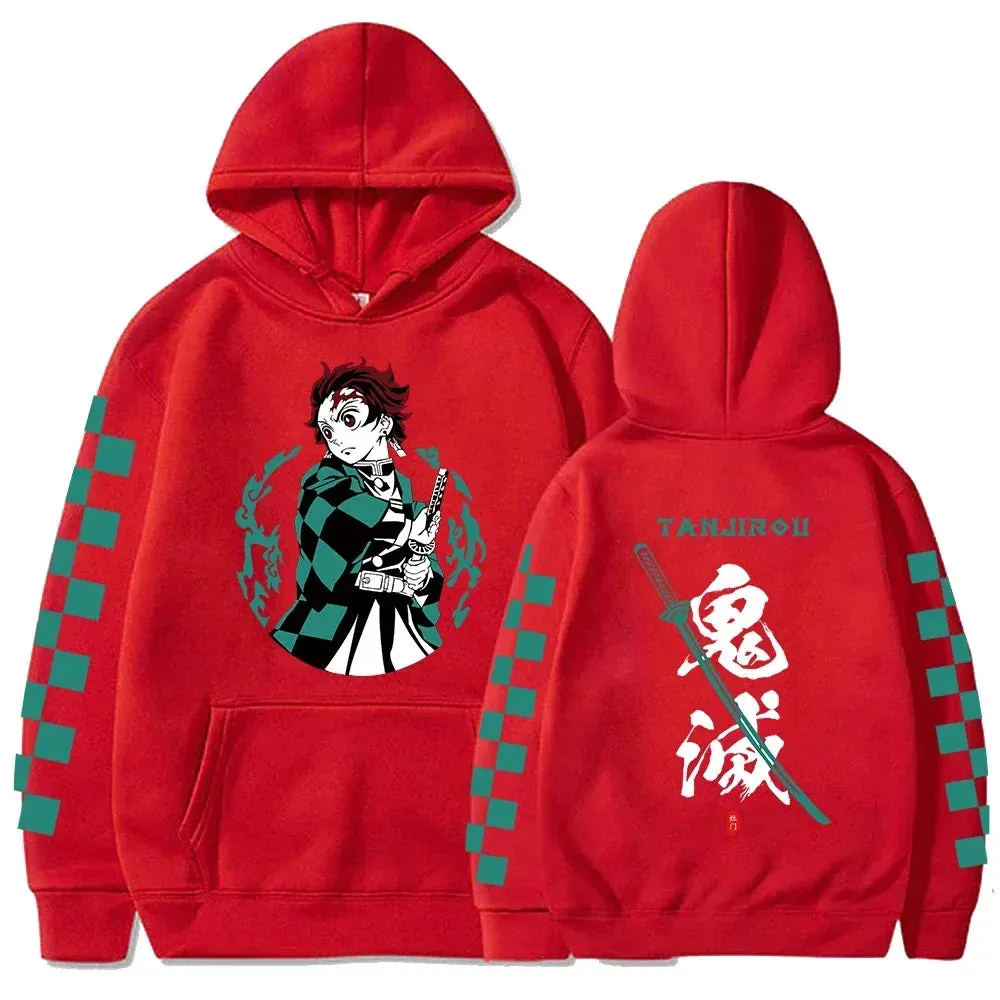 Demon Slayer Anime Hoodie Tanjiro Kamado For Men/Women