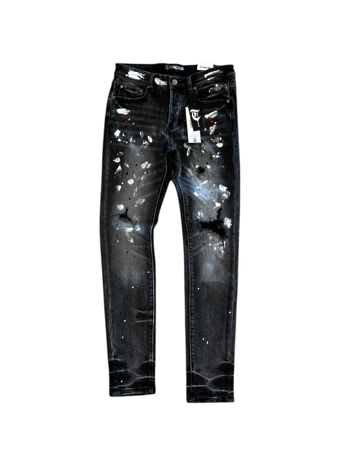 Dhamar Washed Painted Skinny Denim
