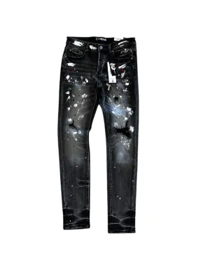 Dhamar Washed Painted Skinny Denim