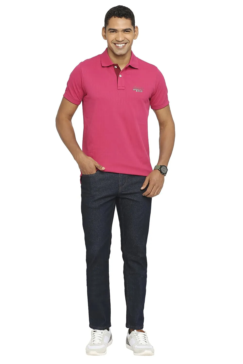 Drift Fit Cotton Polyester Stretch Jeans