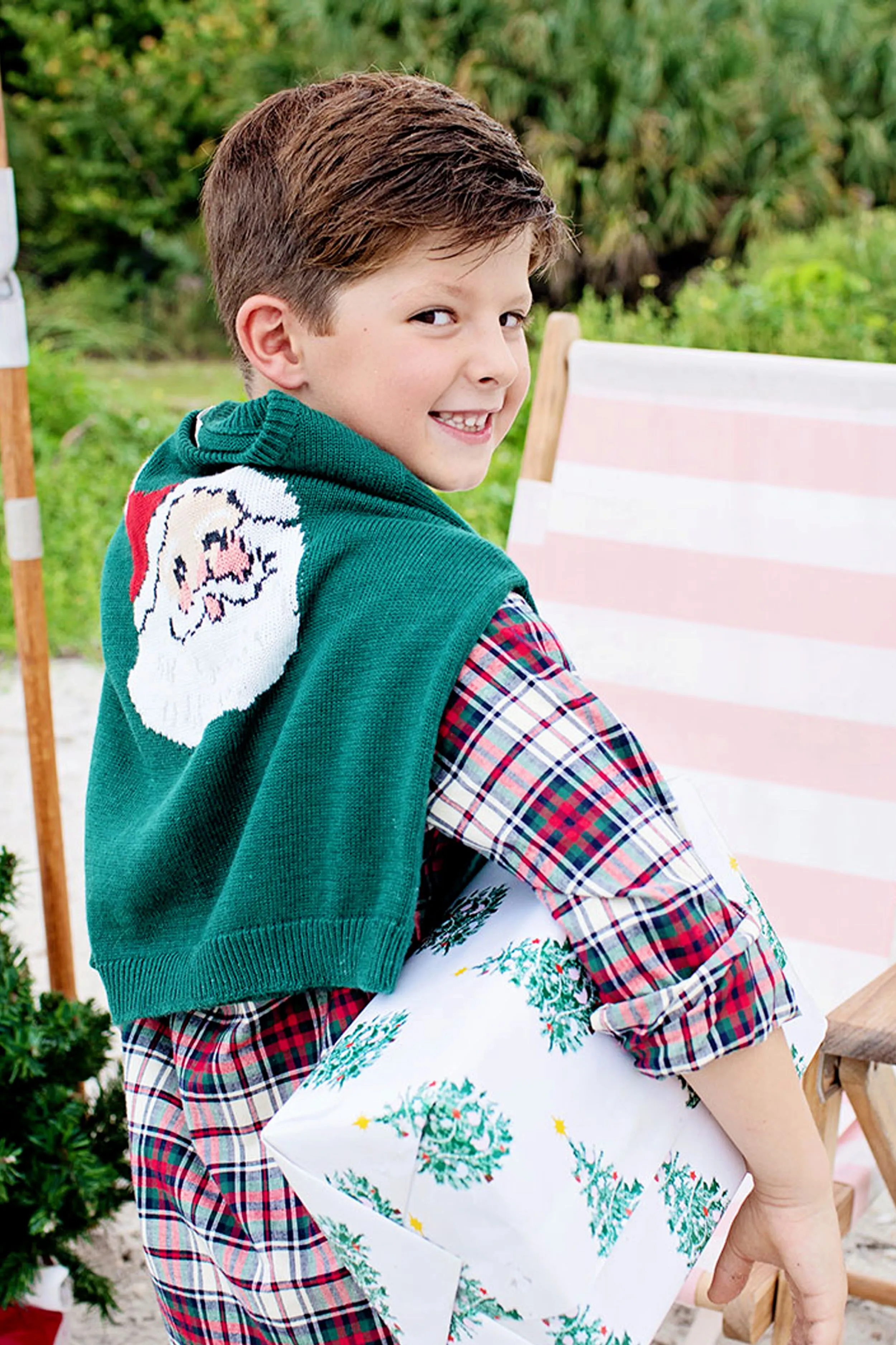 Evergreen Santa Baby Boys Oliver Sweater
