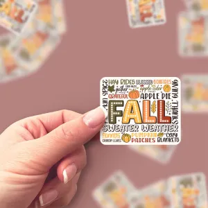 Fall Festivities Collage Sticker