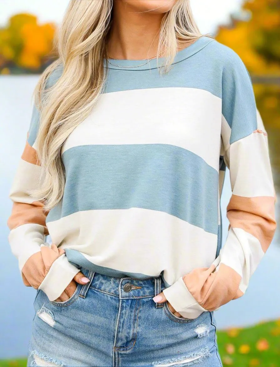 GOING MY WAY TOP (blue)