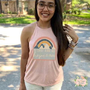IN CHRIST ALONE MY HOPE IS FOUND | CLOTHED IN GRACE COLLECTION | WOMEN'S HIGH NECK TANK