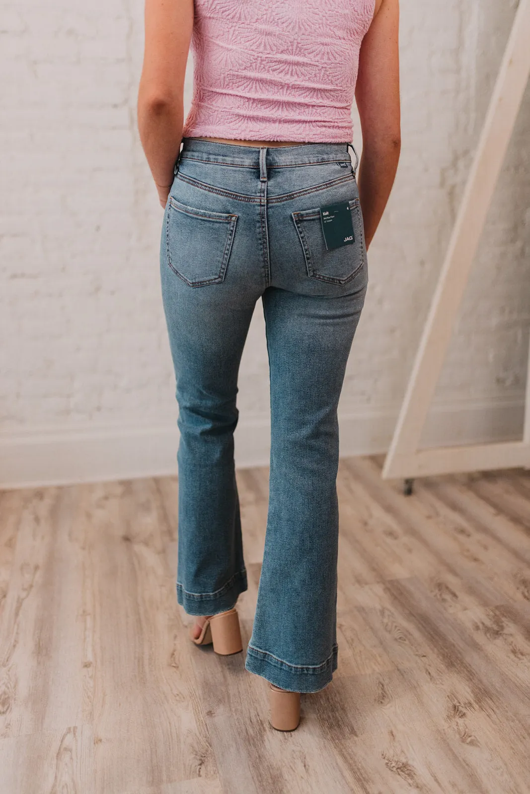 JAG Kait Mid Rise Flare Jeans