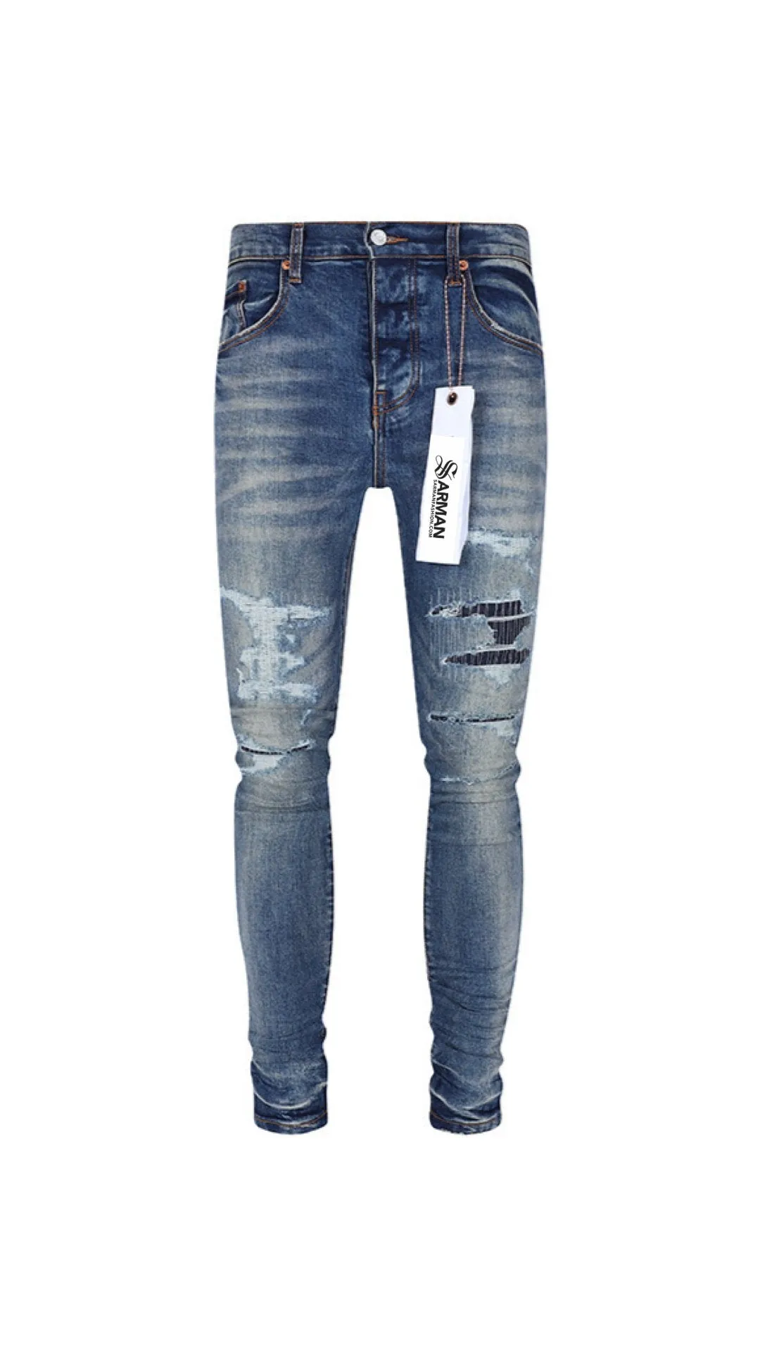 Karmila - Skinny Legs Denim Jeans for Men