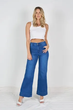 Kim Stretch Jean Mid Blue