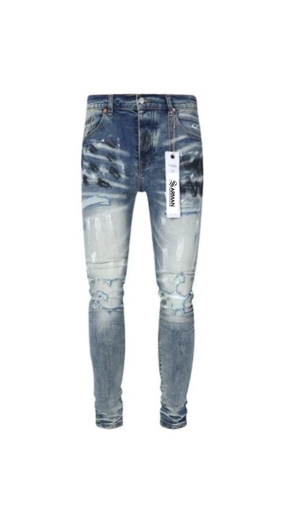 Kloduha - Skinny Legs Denim Jeans for Men