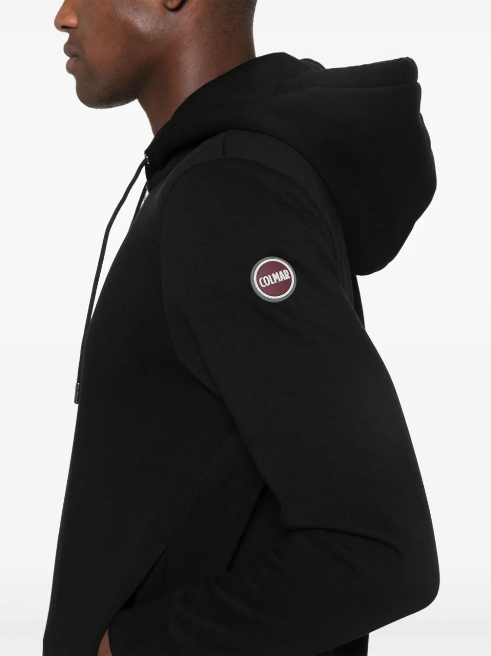 logo-appliqué zip-up hoodie