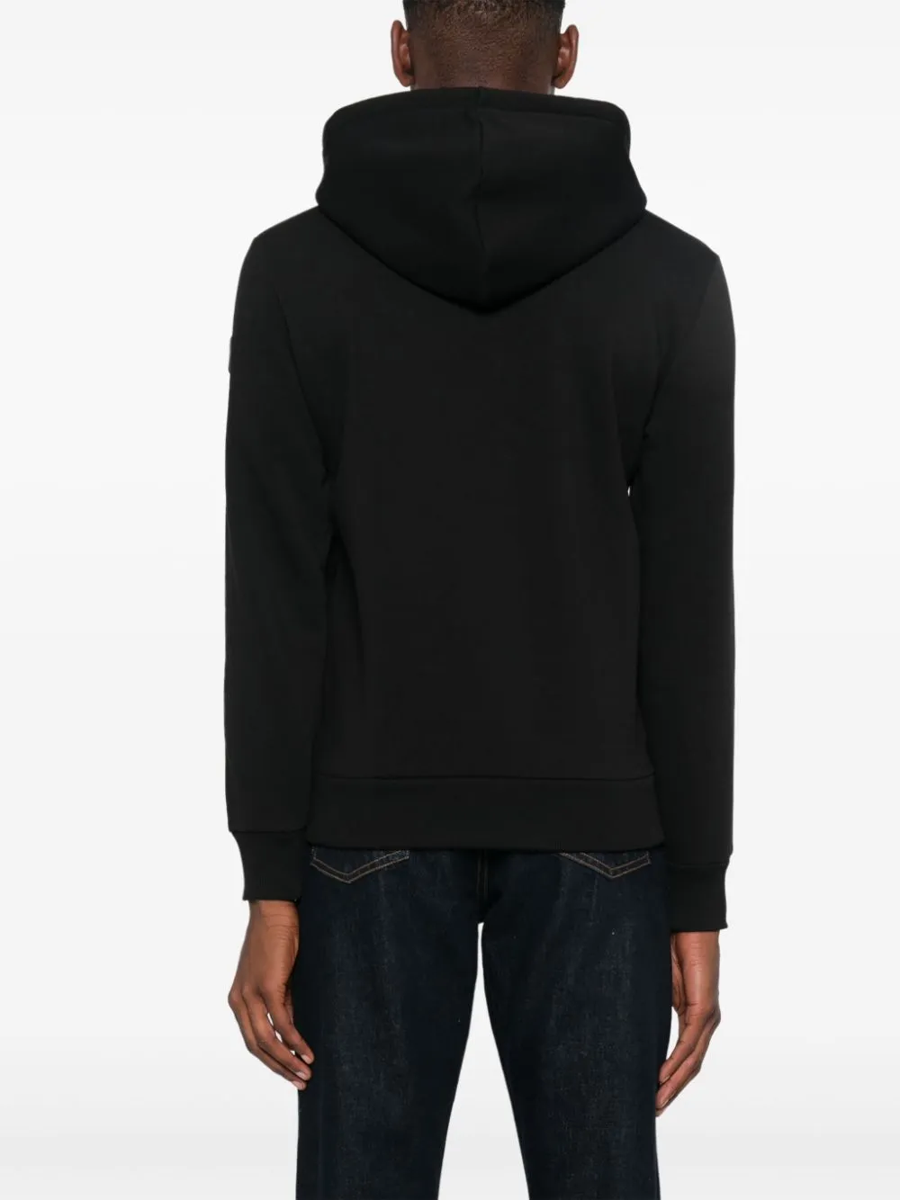 logo-appliqué zip-up hoodie