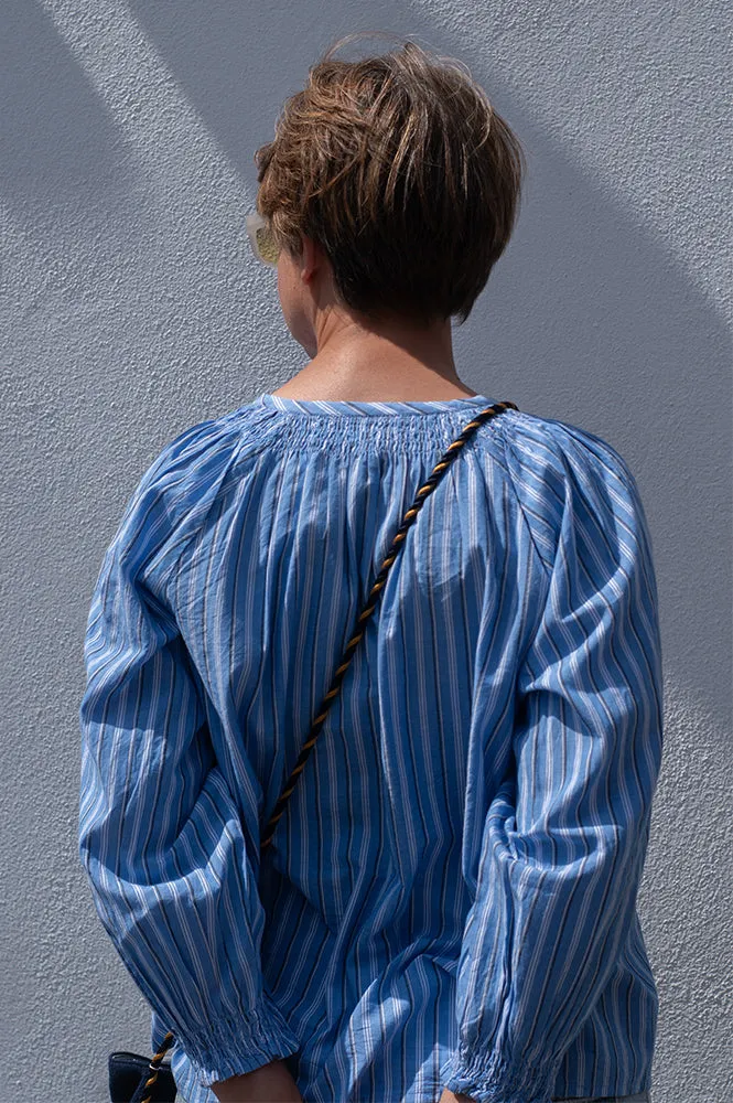 Lolly's laundry Striped Light Blue Shirt