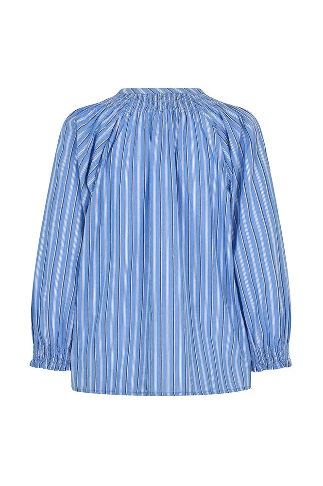 Lolly's laundry Striped Light Blue Shirt