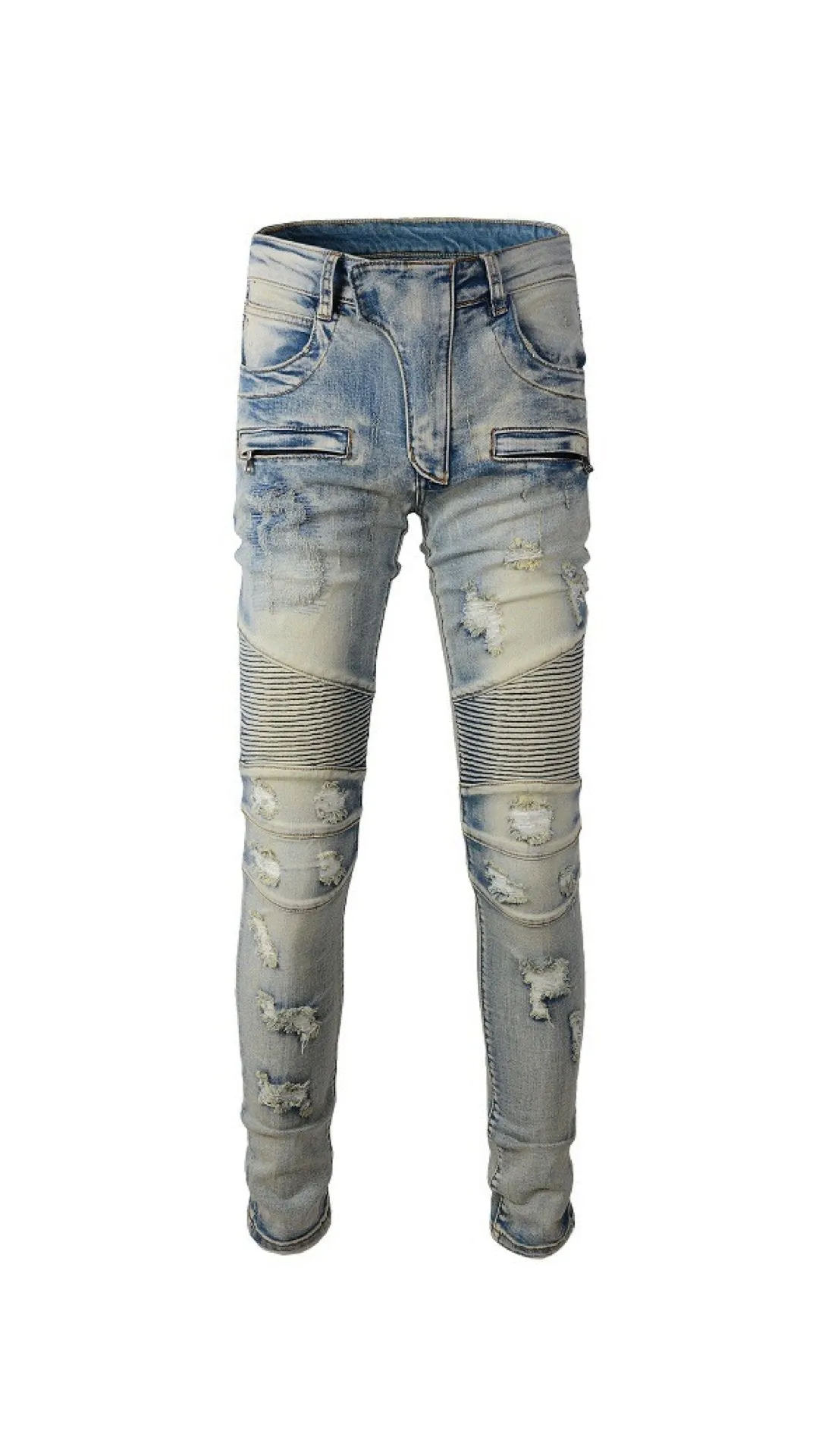 Lovuba - Skinny Legs Denim Jeans for Men