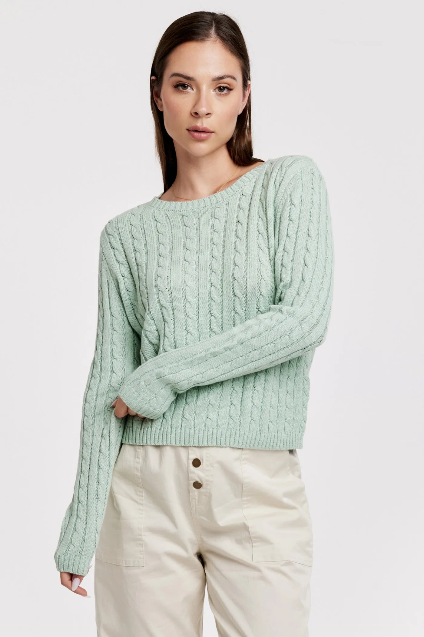 LUPE SWEATER AQUAMARINE