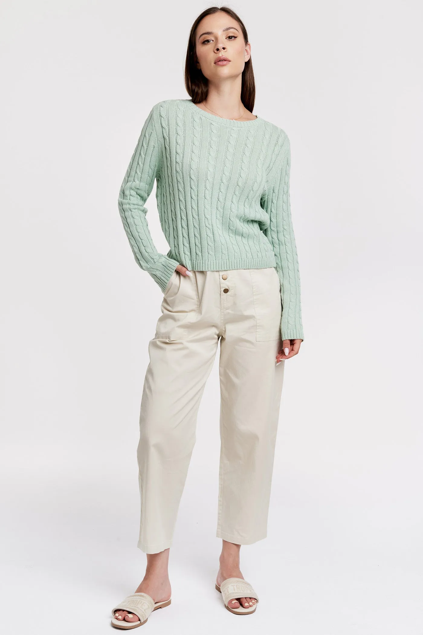 LUPE SWEATER AQUAMARINE