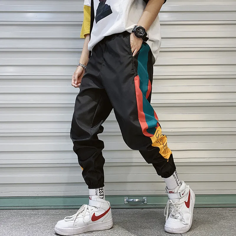 Men Sporty Long Pants Korean Trendy Loose Casual Jogger Pants