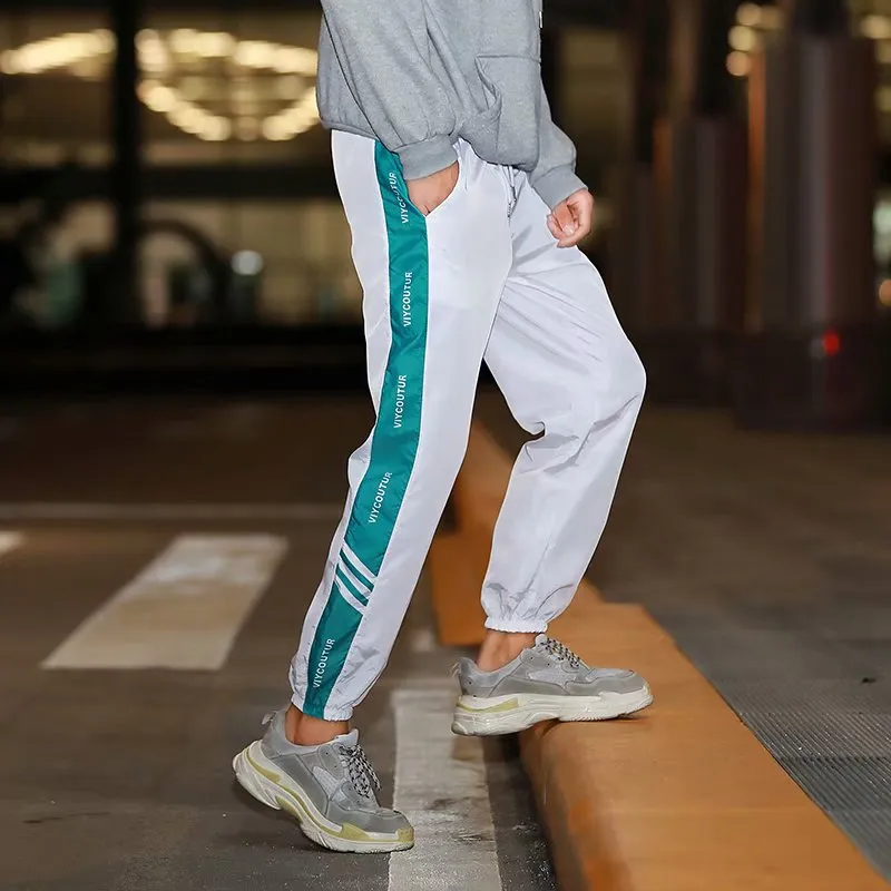 Men Sporty Long Pants Korean Trendy Loose Casual Jogger Pants