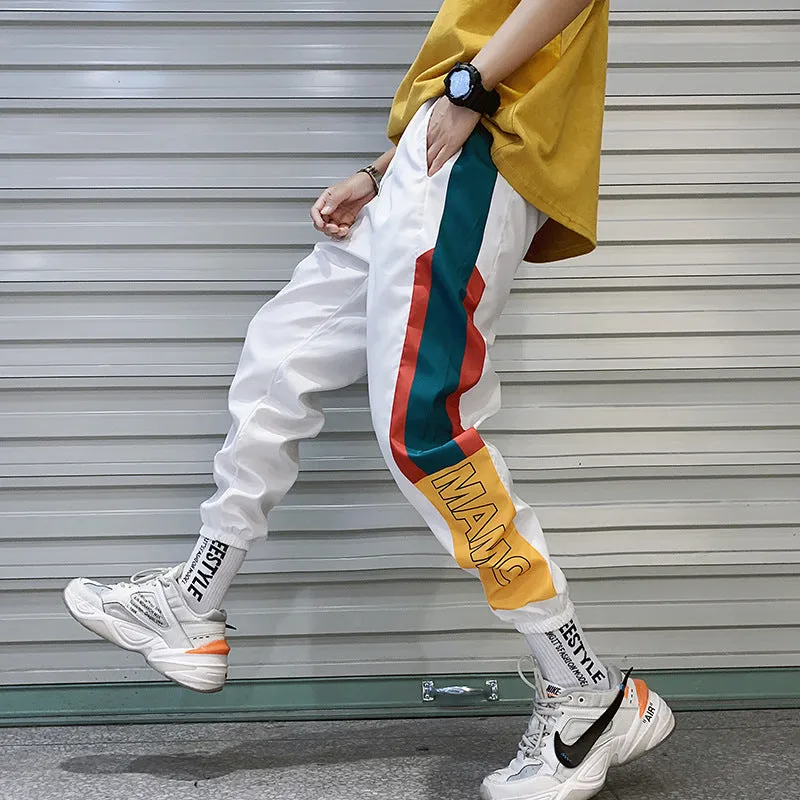 Men Sporty Long Pants Korean Trendy Loose Casual Jogger Pants