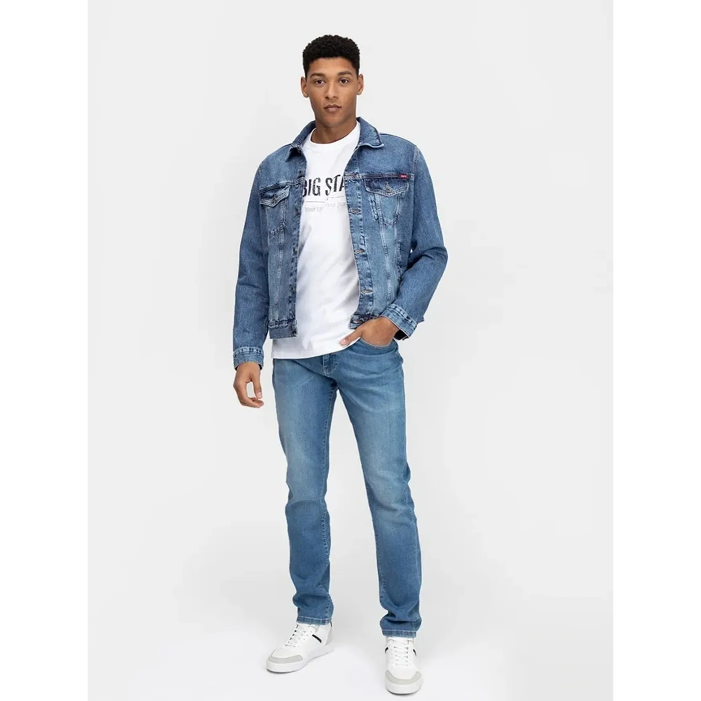 Mid Blue Classic Denim Jacket