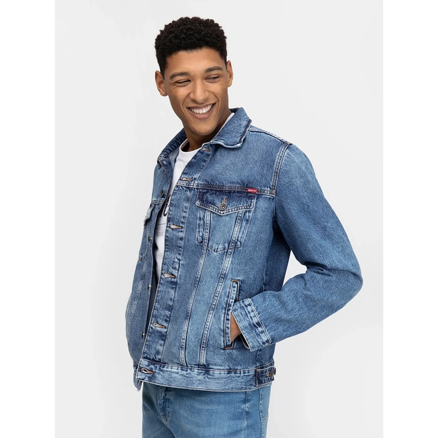 Mid Blue Classic Denim Jacket